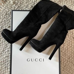 Gucci Original Black Heel boots